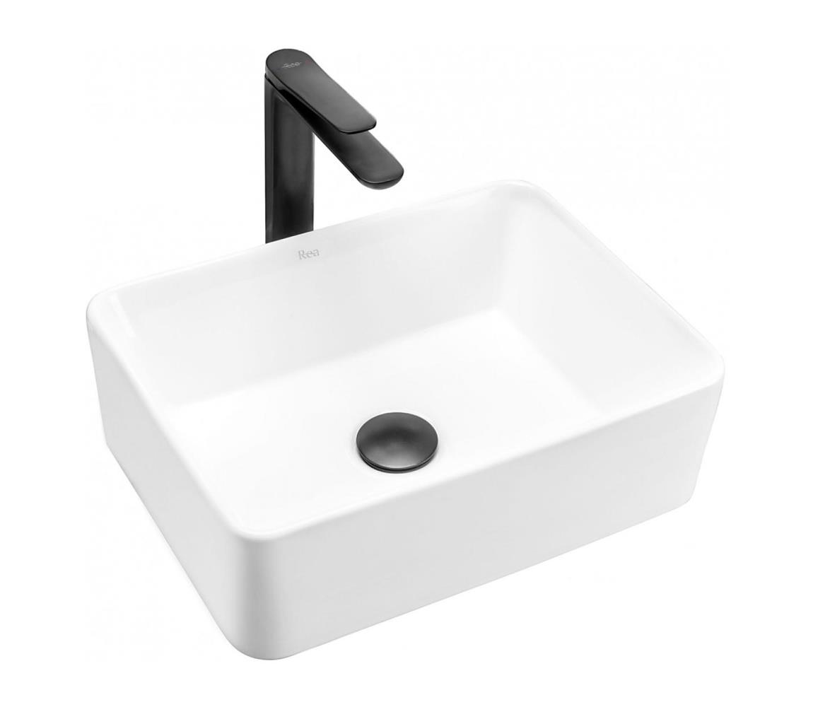 REA-U0952 - Umývadlo na dosku ANITA MINI 31x41 cm keramika/lesklá biela REA-U0952