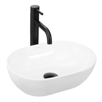 REA-U3322 - Umývadlo na dosku AMELIA MINI 26x38 cm keramika/lesklá biela