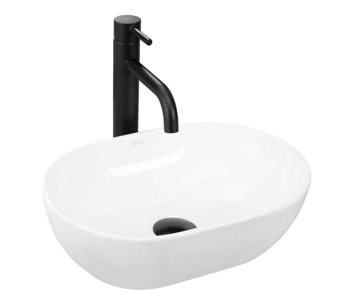 REA-U3322 - Umývadlo na dosku AMELIA MINI 26x38 cm keramika/lesklá biela REA-U3322