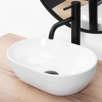 REA-U3322 - Umývadlo na dosku AMELIA MINI 26x38 cm keramika/lesklá biela