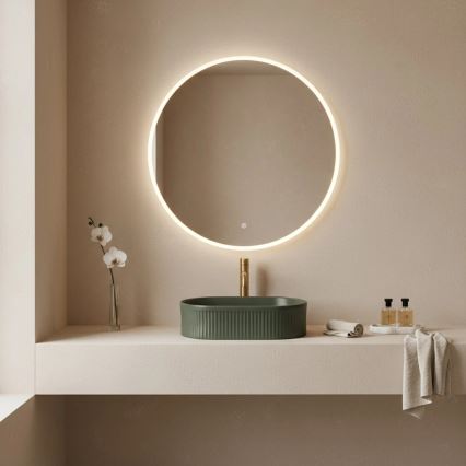 REA-U3611 - Umývadlo na dosku VANDA 31x49 cm keramika/tmavozelená