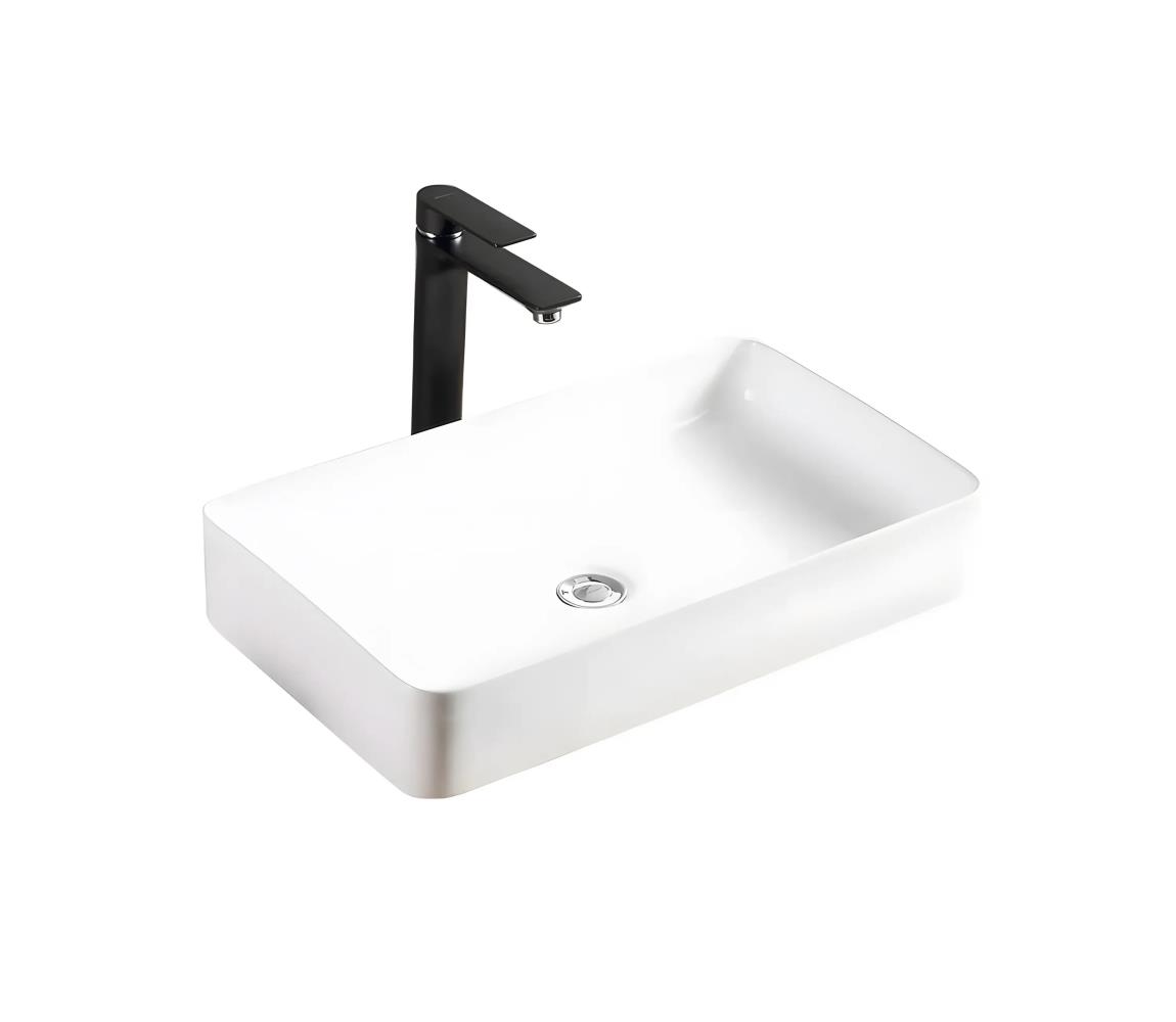 REA-U4800 - Umývadlo na dosku DENIS 35x61,5 cm keramika/lesklá biela REA-U4800