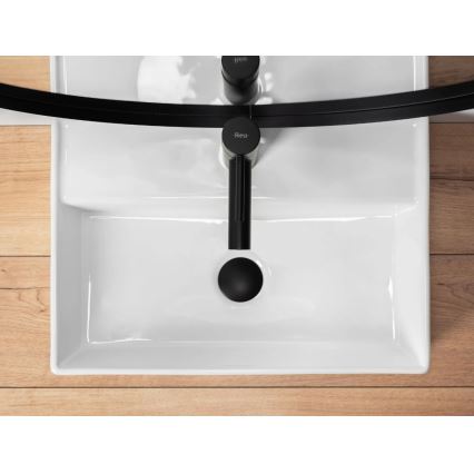 REA-U5000 - Umývadlo na dosku VALERIA 35,5x50,5 cm keramika/lesklá biela