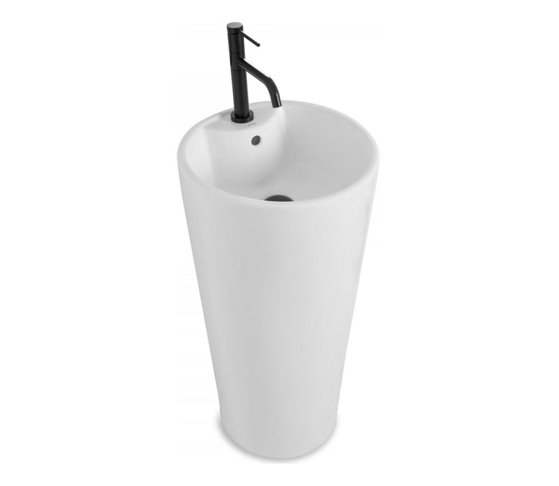 REA-U5635 - Voľne stojace umývadlo BLANKA 85x40 cm keramika/lesklá biela REA-U5635
