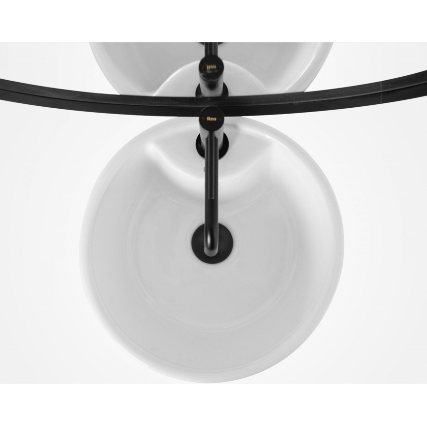 REA-U5635 - Voľne stojace umývadlo BLANKA 85x40 cm keramika/lesklá biela