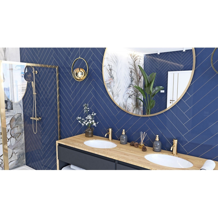 REA-U6330 - Zapustené umývadlo NEL 39x47,5 cm keramika/lesklá biela