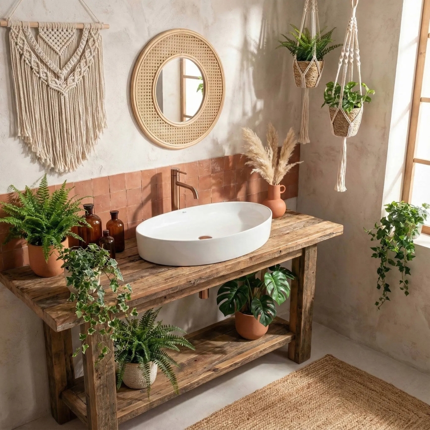 REA-U6371 - Umývadlo na dosku JOANA 40,5x65,5 cm keramika/lesklá biela