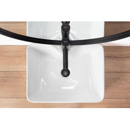 REA-U6524 - Umývadlo na dosku KELLY 38x49 cm keramika/lesklá biela