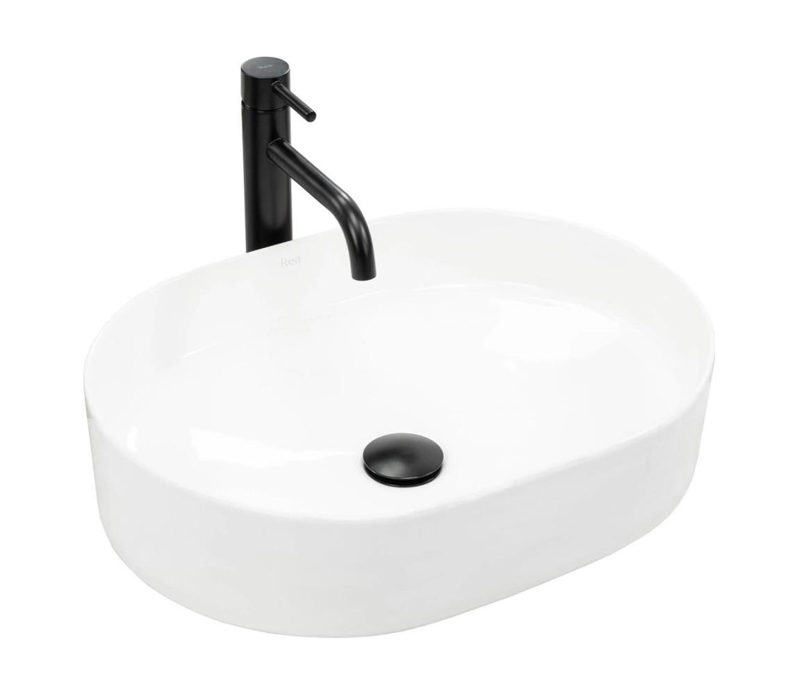 REA-U6563 - Umývadlo na dosku NADIA 38x50 cm keramika/lesklá biela REA-U6563