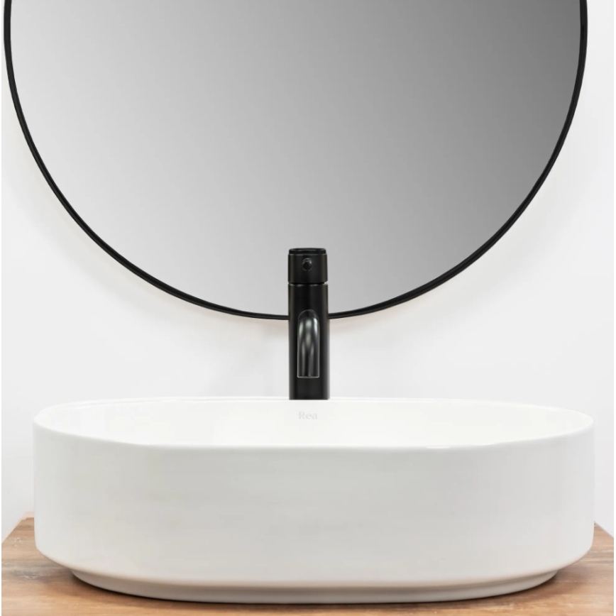 REA-U6563 - Umývadlo na dosku NADIA 38x50 cm keramika/lesklá biela