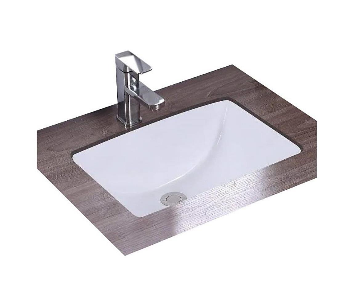 REA-U6653 - Zapustené umývadlo ADELA 33x46 cm keramika/lesklá biela REA-U6653