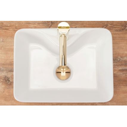 REA-U8196 - Umývadlo na dosku KELLY MINI 31x41 cm keramika/lesklá biela