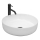 REA-U8493 - Umývadlo na dosku ELMA priemer 45 cm keramika/lesklá biela