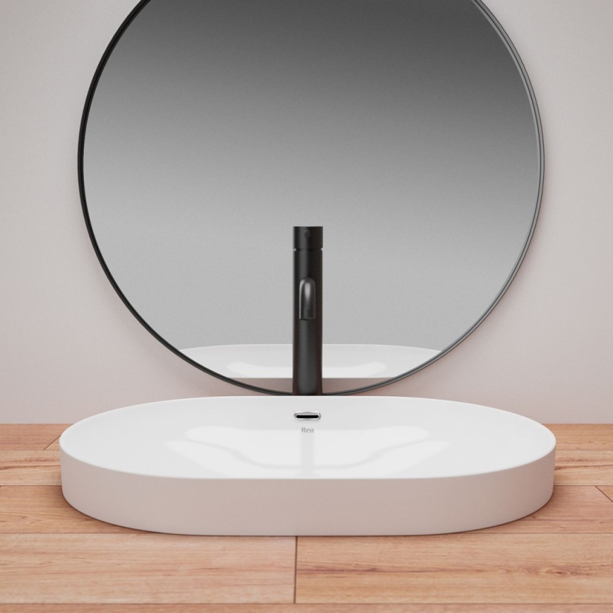 REA-U8700 - Umývadlo na dosku ARLETA 42x61,5 cm keramika/lesklá biela