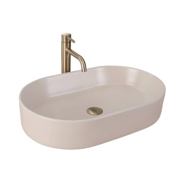 REA-U9661 - Umývadlo na dosku NADIA 38,5x61 cm keramika/béžová