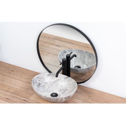 REA-U9908 - Umývadlo na dosku SOFIA 34,5 × 41 cm keramika/imitácia kameňa