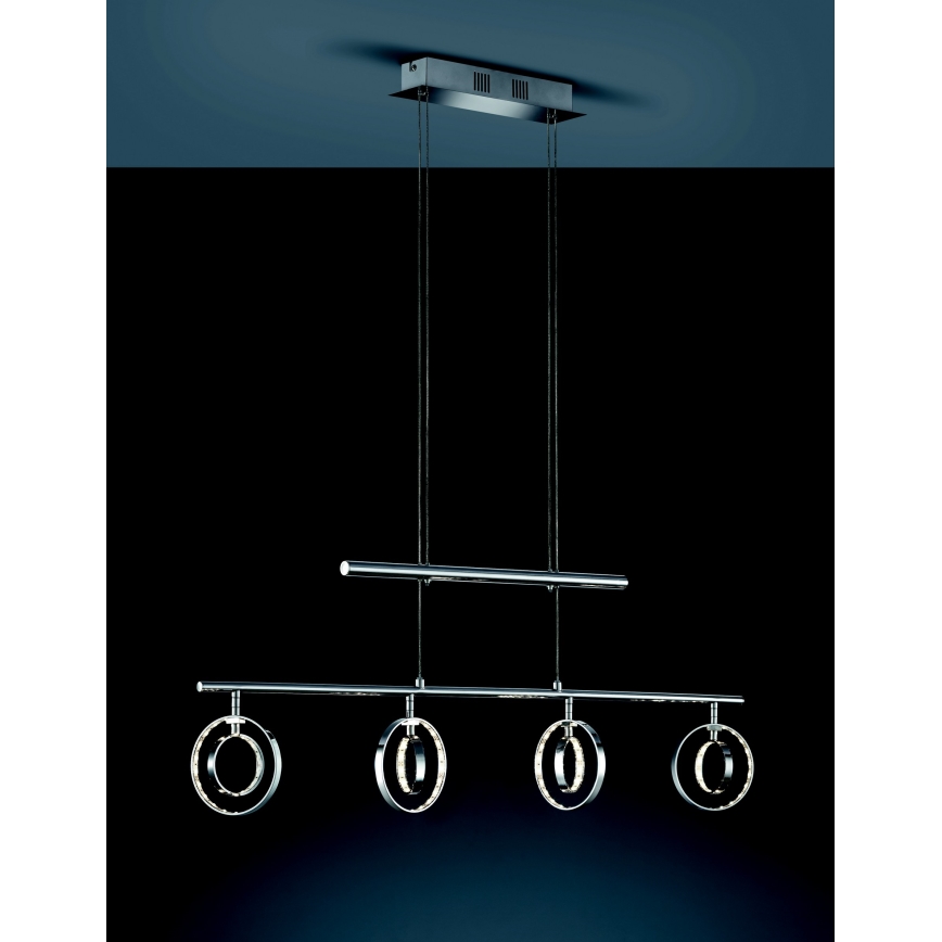 Reality - LED Luster na lanku PRATER 4xLED/4,5W/230V