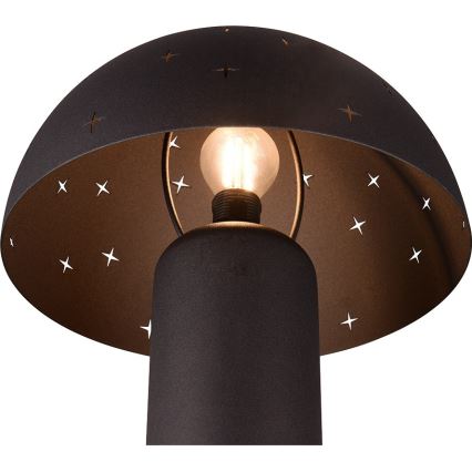 Reality - Stolná lampa SETA 1xE14/28W/230V čierna