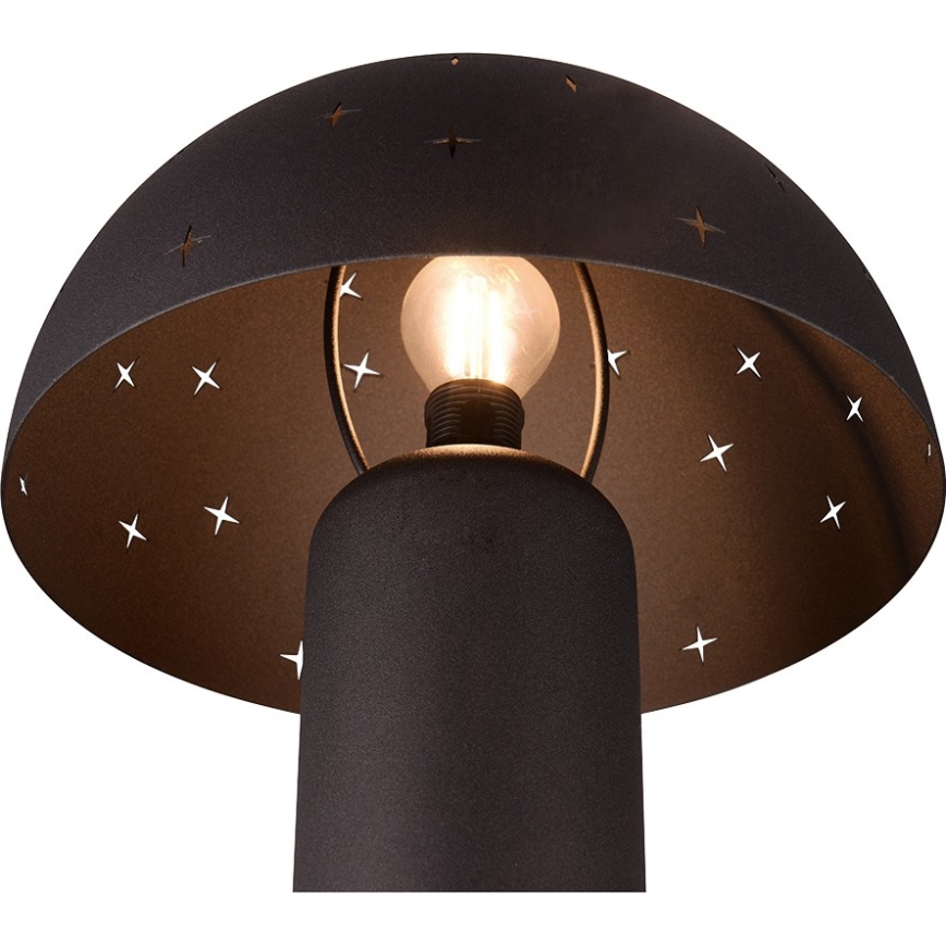 Reality - Stolná lampa SETA 1xE14/28W/230V čierna