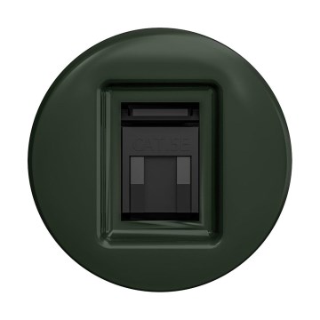 Reblig - Retro dátová zásuvka bez rámčeka zelená