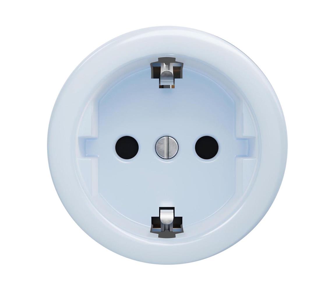 Reblig - Retro domová zásuvka SCHUKO 230V/16A bez rámčeka, modrá M/ZS