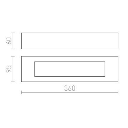 RED - Design Rendl - R10446 - Nástenné svietidlo ROLO 2xE14/40W/230V