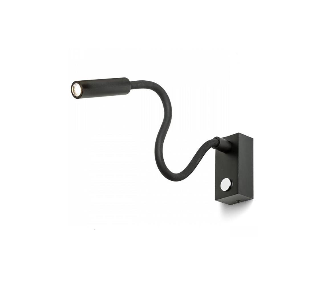 RED RED - Design - R10541 - LED Flexibilná lampička AIM LED/3W/230V čierna