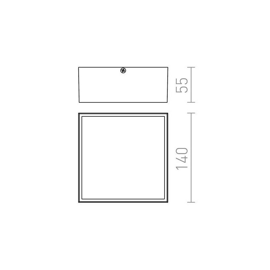 RED - Design Rendl- R11967 - LED Vonkajšie stropné svietidlo BONO LED/4W/230V IP54