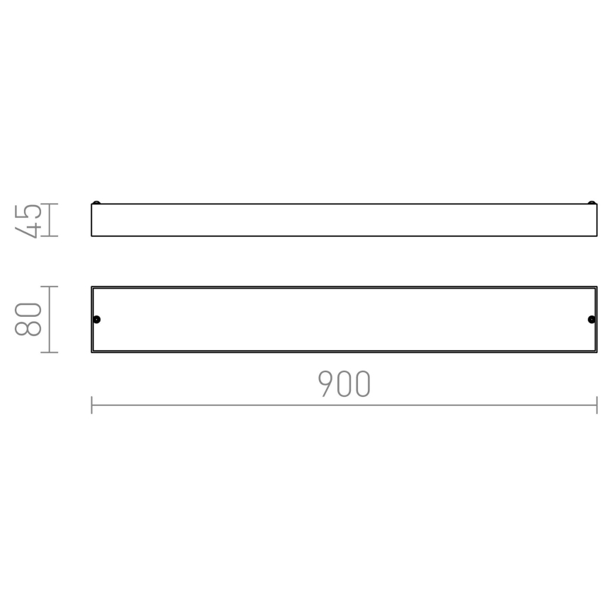 RED - Design Rendl - R11996 - LED Kúpeľňové nástenné svietidlo MARINA LED/14W/230V IP44