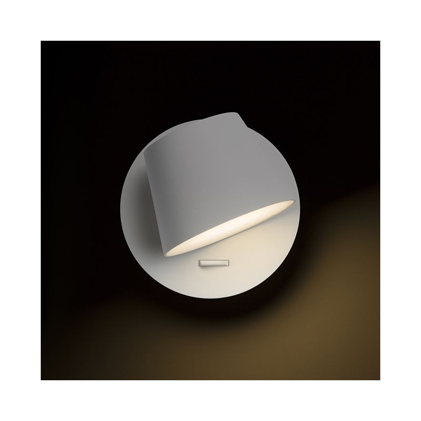 RED - Design Rendl - R12476 - LED Nástenné bodové svietidlo AMADEUS LED/6W/230V biela