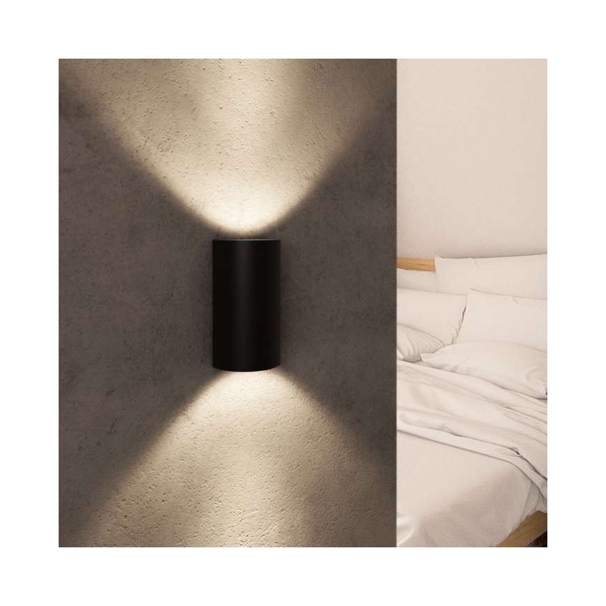RED - Design Rendl - R12593 - LED Nástenné svietidlo DAFFY LED/6W/230V čierna