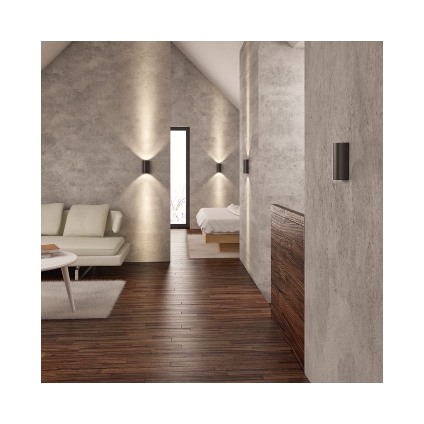 RED - Design Rendl - R12593 - LED Nástenné svietidlo DAFFY LED/6W/230V čierna