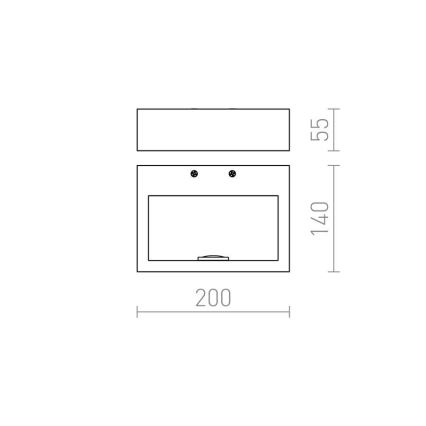 RED - Design Rendl - R12595 - LED Nástenné svietidlo NEMAN LED/10W/230V