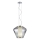 Redo 01-1139 - Luster na lankách FUSION 1xE27/42W/230V pr. 30 cm lesklý chróm/dymové sklo