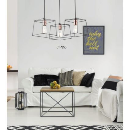 Redo 01-1265 - Luster na lanku SKETCH 3xE27/42W/230V pavúk