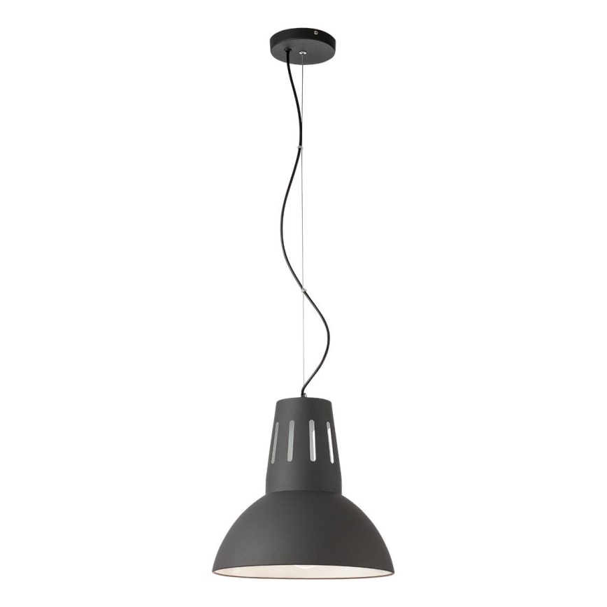 Redo 01-1281 - Luster na lanku PEEP 1xE27/42W/230V pr. 34,5 cm čierna