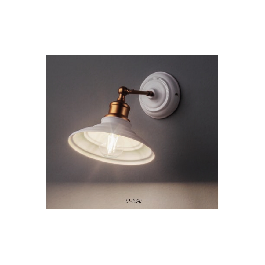 Redo 01-1290 - Nástenné svietidlo SPINNER 1xE27/42W/230V