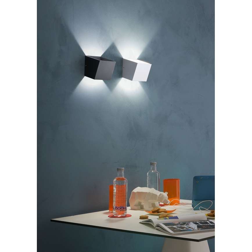 Redo 01-1318 - LED Nástenné svietidlo TOBIKO LED/6W/230V CRI 90 čierna
