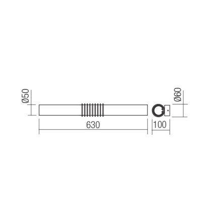 Redo 01-1431 - LED Nástenné svietidlo AVANCE LED/14W/230V 63 cm biela