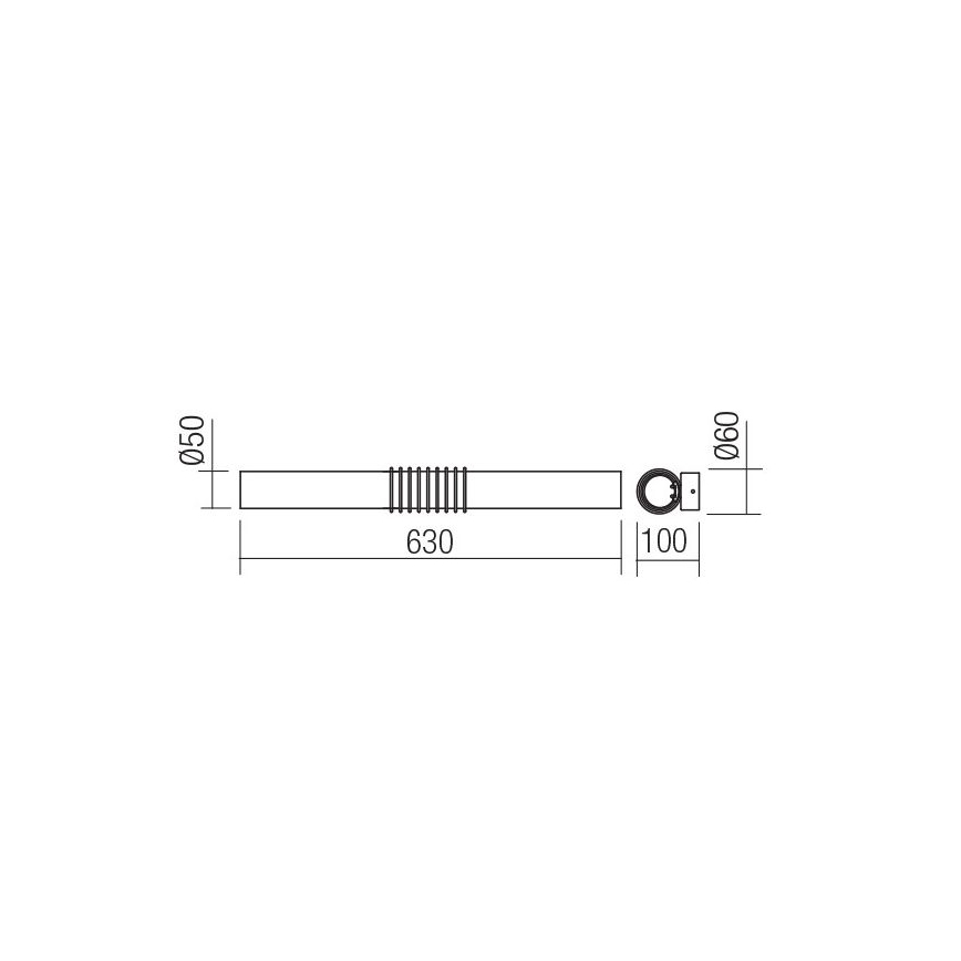Redo 01-1431 - LED Nástenné svietidlo AVANCE LED/14W/230V 63 cm biela
