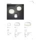 Redo 01-1454 - LED Kúpeľňové stropné svietidlo NAJI LED/18W/230V pr. 35 cm IP44