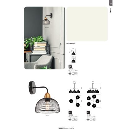 Redo 01-1573 - Luster na lane TAMIS 3xE27/42W/230V pr. 59 cm čierna