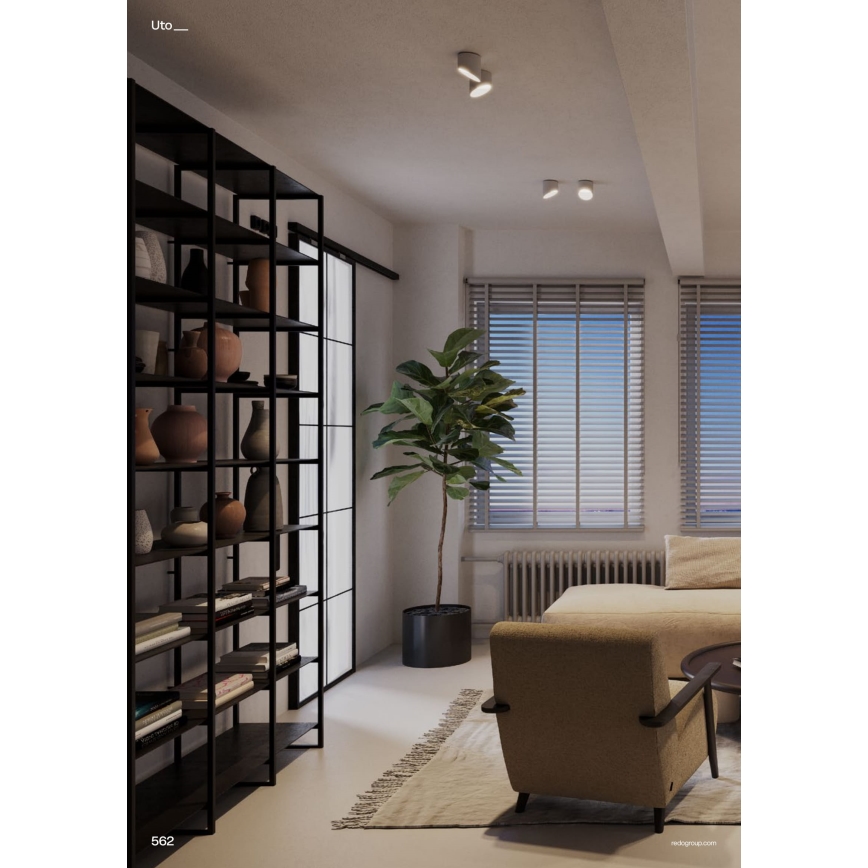 Redo 01-1627 - LED bodové svietidlo UTO LED/12W/230V pr. 12 cm biela