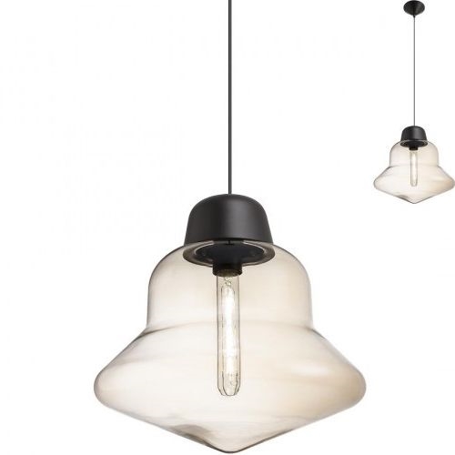 Redo 01-1770 - Luster na lanku AMNO 1x/E27/42W/230V pr. 33 cm béžová