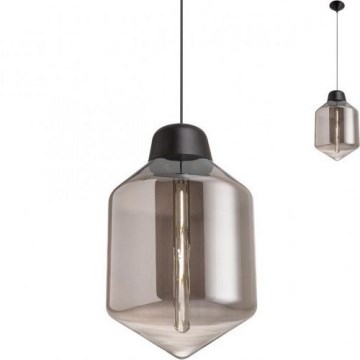 Redo 01-1773 - Luster na lanku AMNO 1x/E27/42W/230V pr. 26 cm šedá