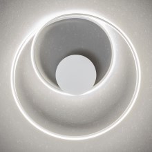 Redo 01-1789 - LED Stmievateľné nástenné svietidlo TORSION LED/27W/230V biela