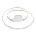 Redo 01-1791 - LED Stmieva­teľné stropné svietidlo TORSION LED/30W/230V pr. 55 cm biela