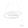 Redo 01-1793 - LED Stmievateľný luster na lanku TORSION LED/29W/230V pr. 55 cm biela