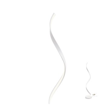 Redo 01-1797 - LED stmievateľná stojaca lampa TORSION LED/24W/230V biela