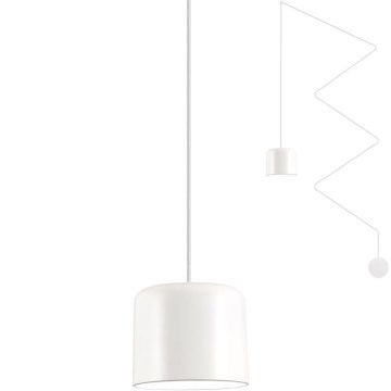Redo 01-1821 - Luster na lanku DODO 1xE27/15W/230V pavúk biela